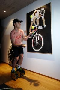 Nino Schurter Mountainbike Weltmeister Hausbesuch